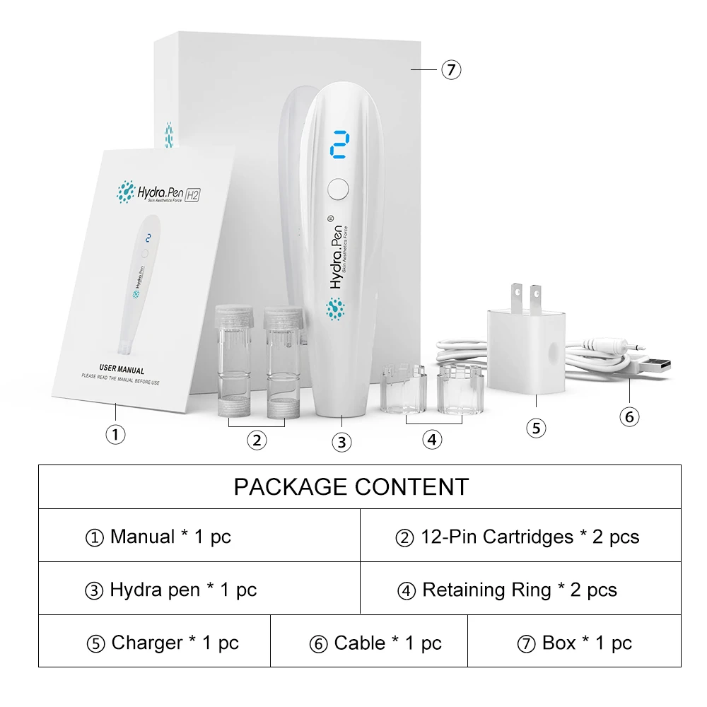Hydra Pen H2 Microneedling Pen Microneedling Microneedle Skin Rejuvenation Skin Care Tool