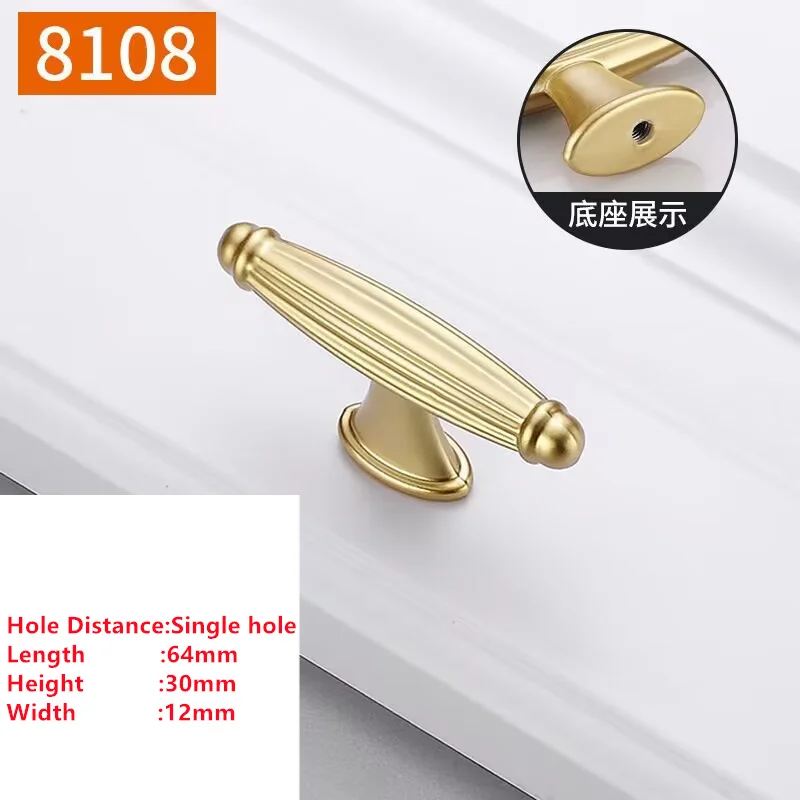 Pearl Golden Simplicity Hardware for Furniture and Kitchen Cabinets