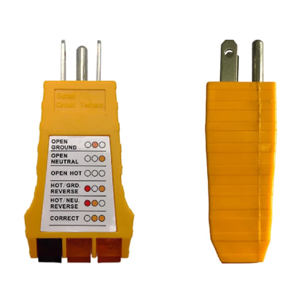 Detector Safety Tester 305B Socket Power Socket Neutral Wire Receptacle Tester Safety Detector Handheld Check