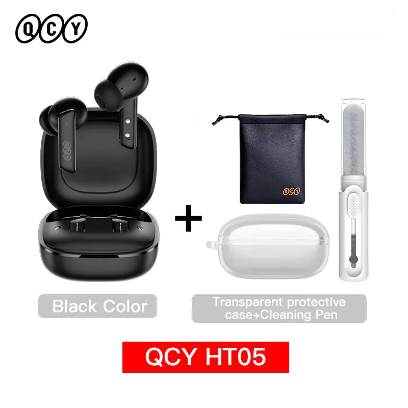 QCY HT05 ANC Wireless Earphone 40dB Noise Cancelling Bluetooth 5.2 Headphone 6 Mic ENC HD Call TWS Earbuds Transparency Mode - Image 7