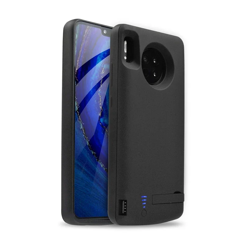화웨이 메이트 30 프로용 보조배터리 충전 케이스, 5000mAh 배터리 충전기 케이스, USB 출력