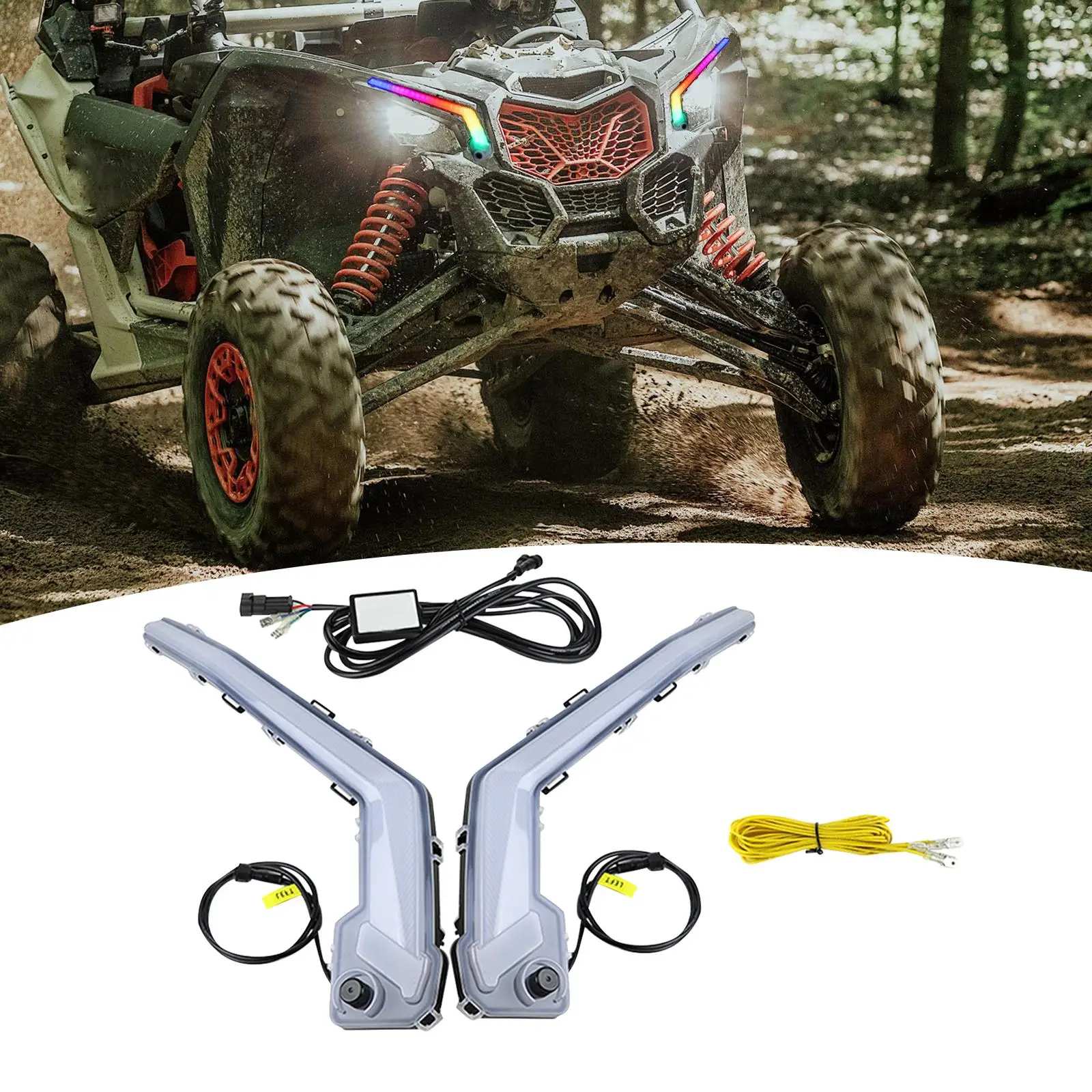 

RGB Turn Signal Lights Fang Lights Premium Good Performance Replaces Repair