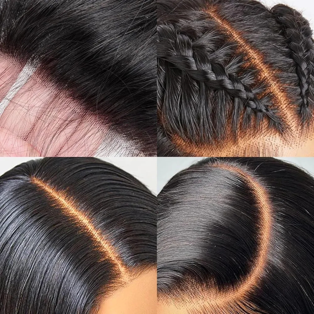 Color: #2, Ships From: CHINA, Stretched Length: 34inches, Density: 200% - Body Wave 13x6 Lace Front Wigs Human Hair 200 Density Brazilian Remy Human Hair Wigs 13x4 Transparent Lace For Women 30 32 Inch