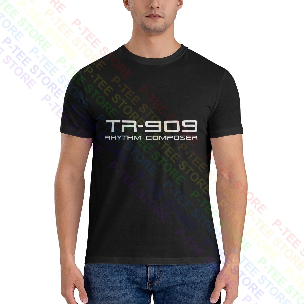 Roland Tr 909 Logo 909 808 303 Sintetisertechno Rave House Shirt T-Shirt Unique Hot Deals Tee