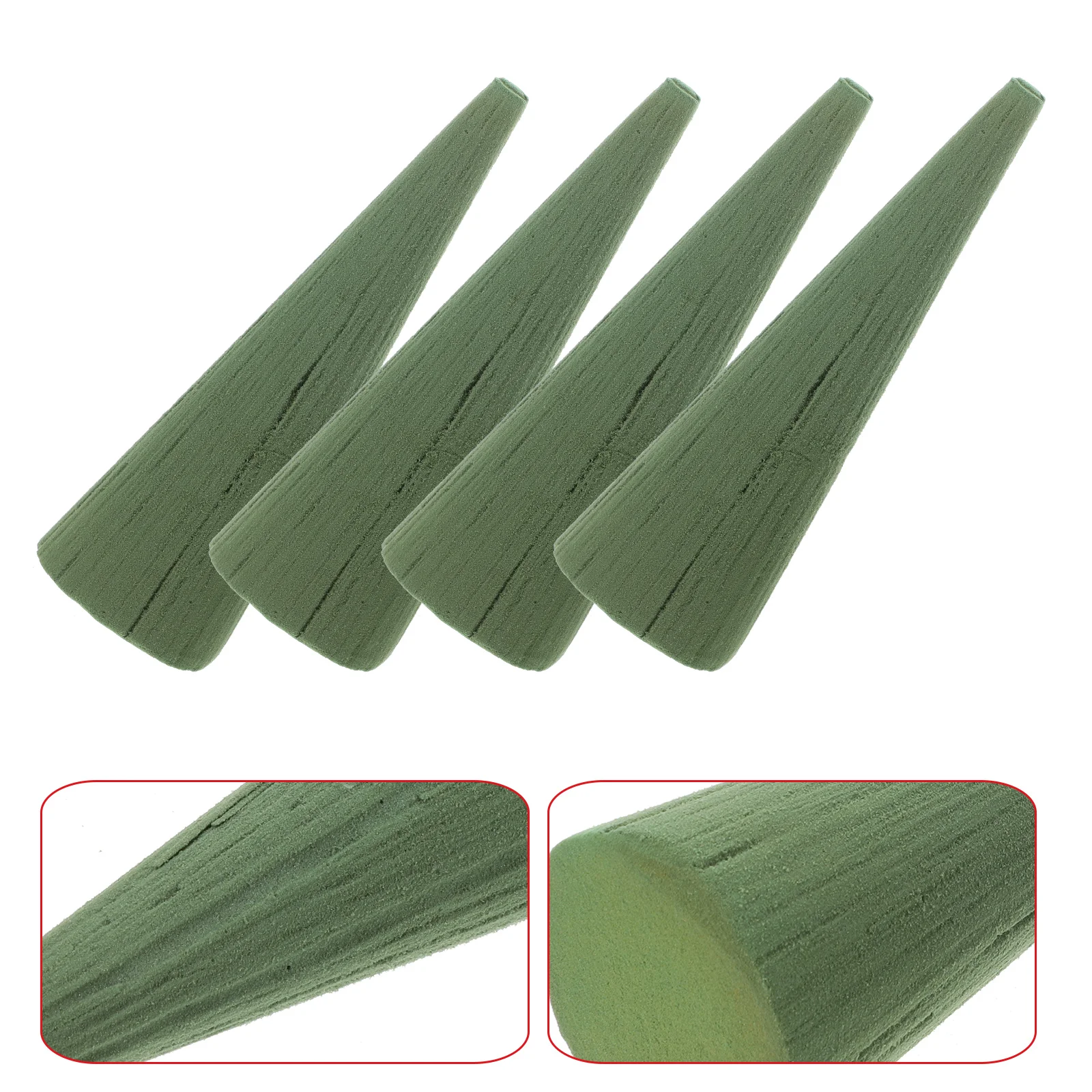 

Flower Arrangement Bases Christmas Tree White Artificial Flowers Packaging Mud