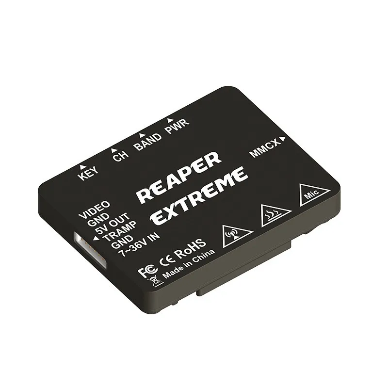 Foxeer 5.8G Reaper Extreme V2 2.5W 72CH Pitmode 25mW 200mW 500mW 1.5W 2.5W Adjustable FPV VTX 2-8S 20X20mm for FPV Long Range thumbnail 3