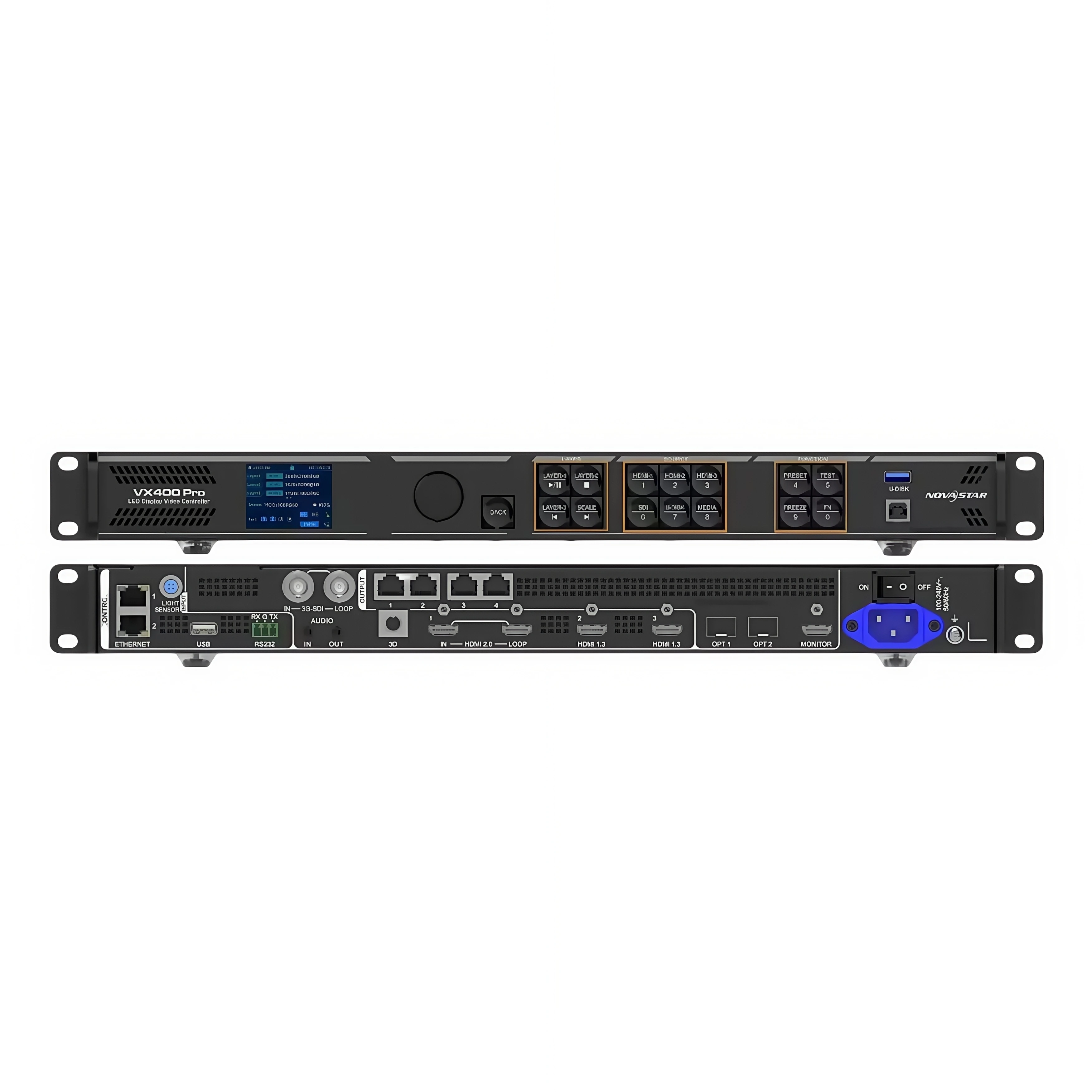 노바스타 VX400 프로 실내외 LED 비디오 프로세서 4k 파인 피치 LED 스크린 디스플레이 비디오 월