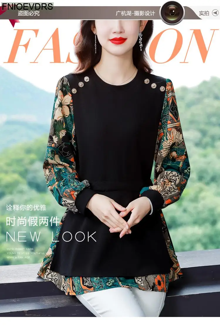M-5XL Loose Clothes 2023 Women European Fashion Elegant Office Lady Work Button Shirt Casual Tunic Belly Peplum Tops And Blouses