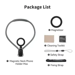 Magnetic Neck Mount with Quick Release Silicone Hold (Update Neck Mount I)