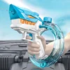 Fully Automatic High Pressure Electric Shark Water Gun Toy Continuous Spray Large Capacity Water Blaster Birthday Gift for Kids 1