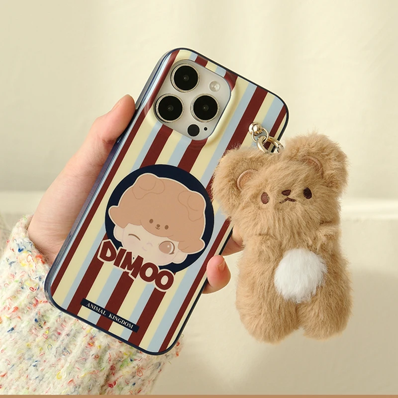 

POPMART DIMOO Animal Kingdom Phone Case IPhone 14/15 Pro Max Peripheral