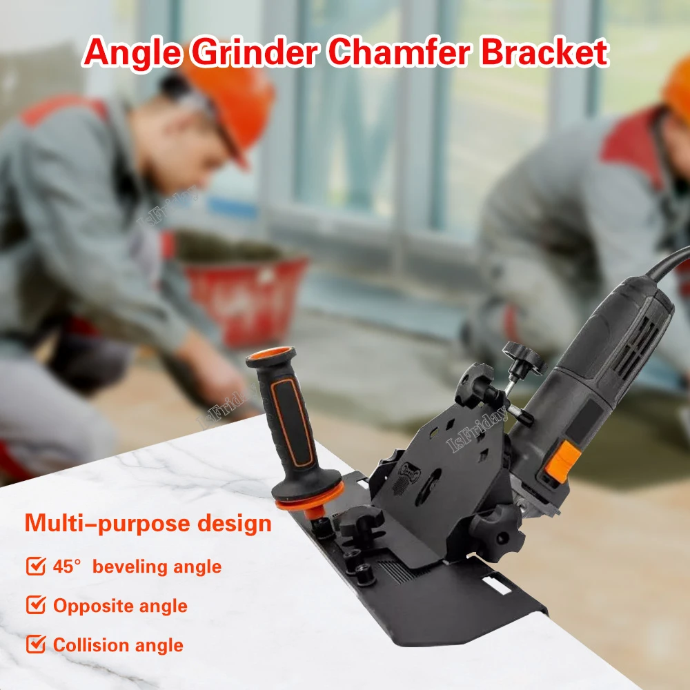 Tiling 45 Degree Angle Cutting Machine Support Mount for125Type Angle Grinder Cutting Stone Ceramic Tile Cutter Seat Chamfer Cut wire drawing machine 2800w small portable marble ground grinding stone tile terrazzo polishing machine multifunctional electric