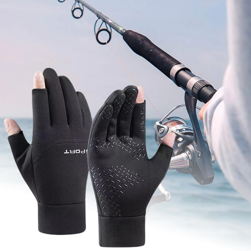 Winter Fishing Gloves Universal Anti-slip Touchable Screen for Men and Women