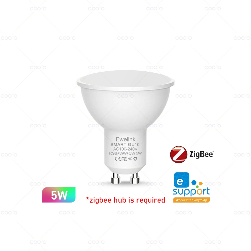 Enhanced Smart WiFi Zigbee Dimmable LED Light Bulb with Adjustable Color Temperature and RGB Lighting