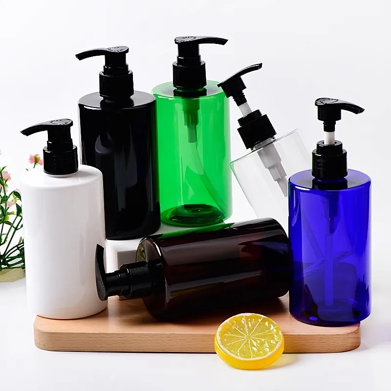 

20pcs 300ml Empty White Plastic Bottle Lotion Pump Makeup Facial Cleanser Liquid soap Shampoo Shower Gel Cosmetic Packaging