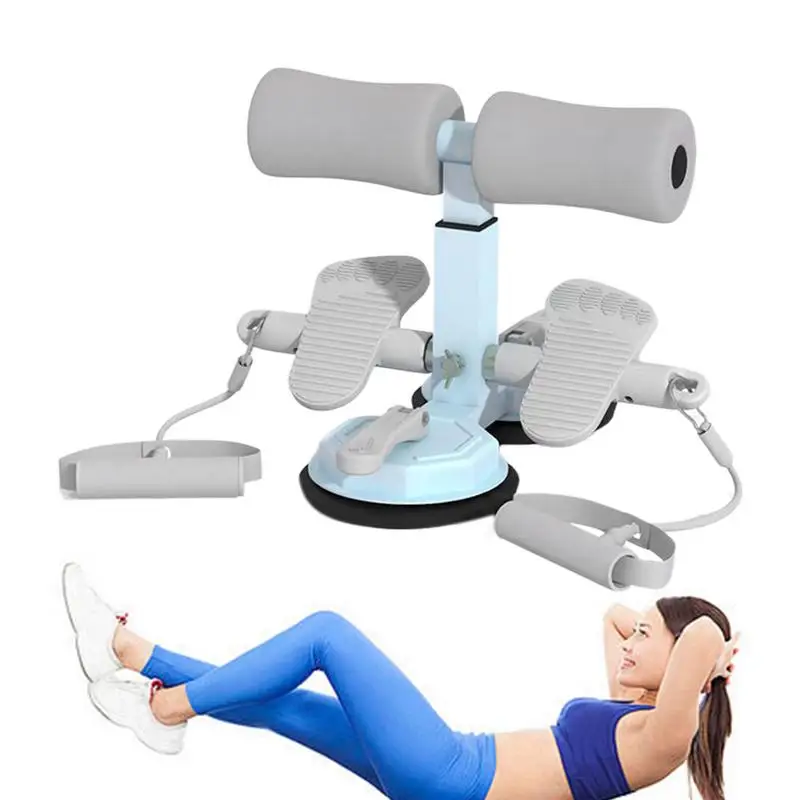 Sit Up Bar Foot Holder Situps Equipment With 2 Suction Cup Portable Adjustable Height Assistant Device For Floor Home Gym Ab