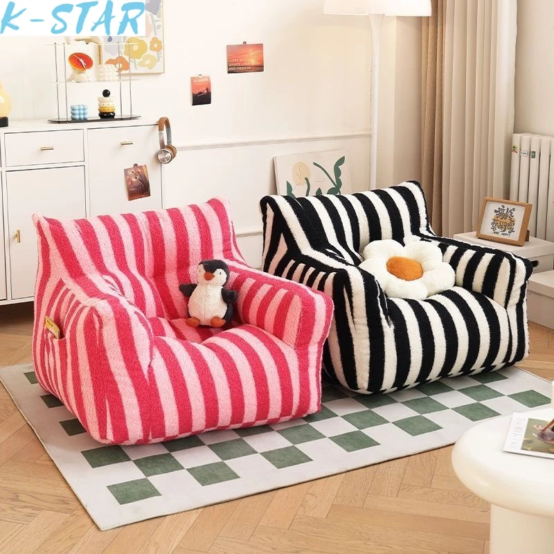 K-star Dopamine Color Solid Color Simple Earless Adult And Children's Sofa children sofa single sofa chair Reading Corner Lazy Sofa Chair Mini Dropshipping