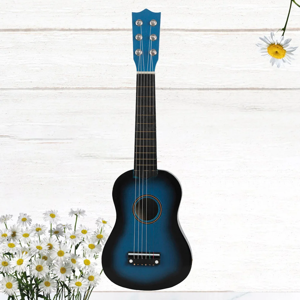 

Inch Mini Ukulele Folk Acoustic Guitar Beginner Music Instrument Guitar for Home School Kids Music Class Supplies