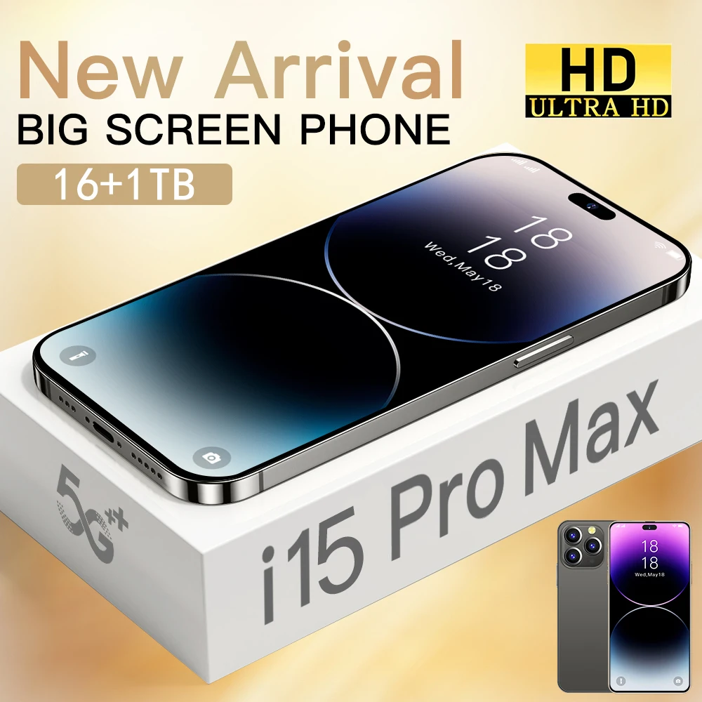i15-Pro-Max-16G-1T-Smartphone-6-7-In-Full-Screen-4G-5G-Cell-Phone ...