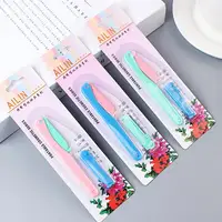 New 1PC Eyebrow Trimmer Shaver Portable Face Razor Eye Brow Epilation Hair Removal Cutters Safety Razor Woman Makeup 2