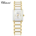 Woman gold white