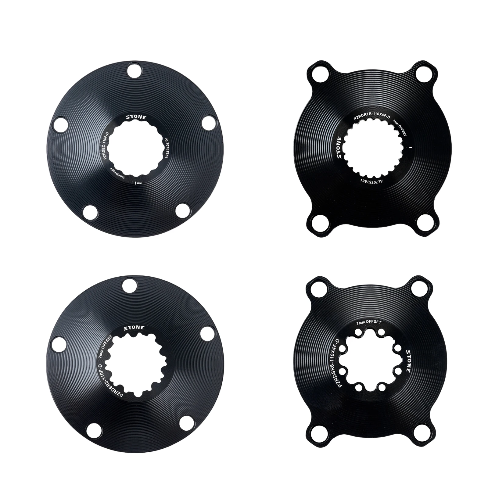 STONEバイクチェーンリングスパイダー110bcdクランクセット用3/8ピン