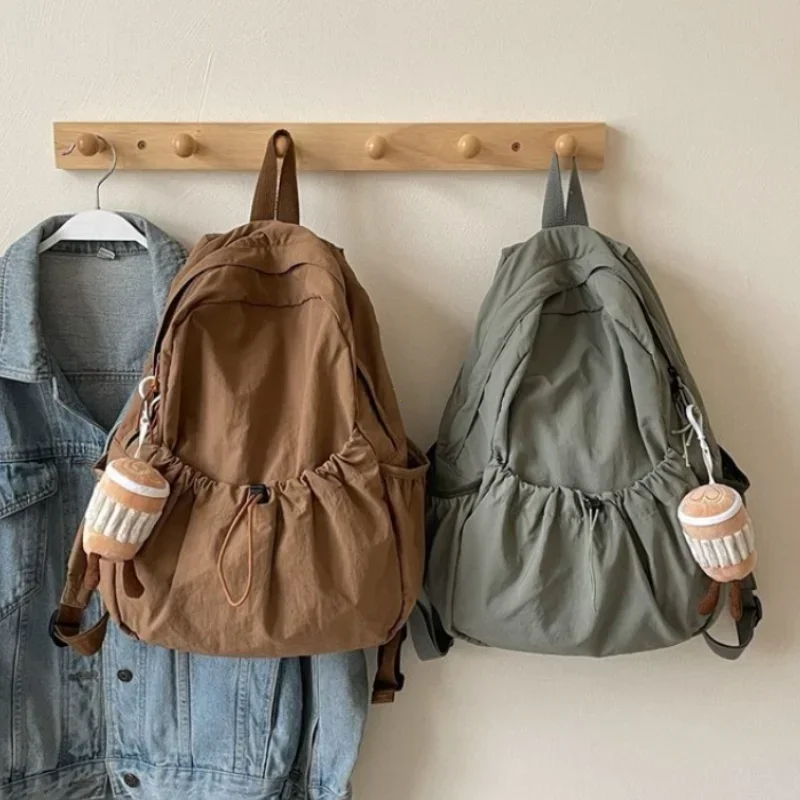 Zaino casual da donna di grande capacità, moda, studente delle scuole medie, zaino in stoffa, zaino da viaggio coreano - immagine 4