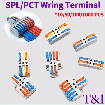 SPL-62 SPL-42 범용 와이어 및 케이블 커넥터, 푸시인 터미널 블록, 28-12AWG 용 퀵 와이어 커넥터, SPL-1, 2, 3, 4/5 SPL-84