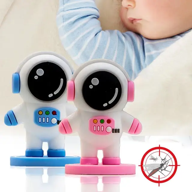 Spaceman Mosquito Repeller Szilikon Szériaellenes Űrhajós Szúnyogtaszító Medál Gyermekeknek