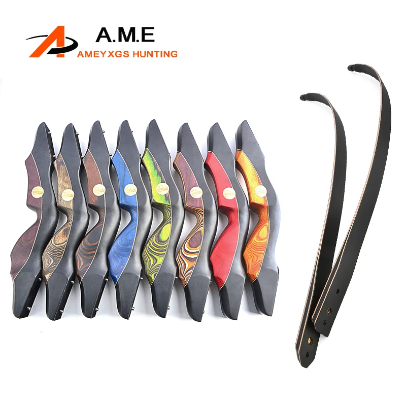 2560lbs Recurve Bow Limbs 15inch Takedown Lamination Bow Limbs Color