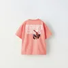 Short Sleeve TShirt Summer Clothing Boys And Girls Cartoon Print Base Shirt Children New Design Tees Trendy Round Neck Tops 5