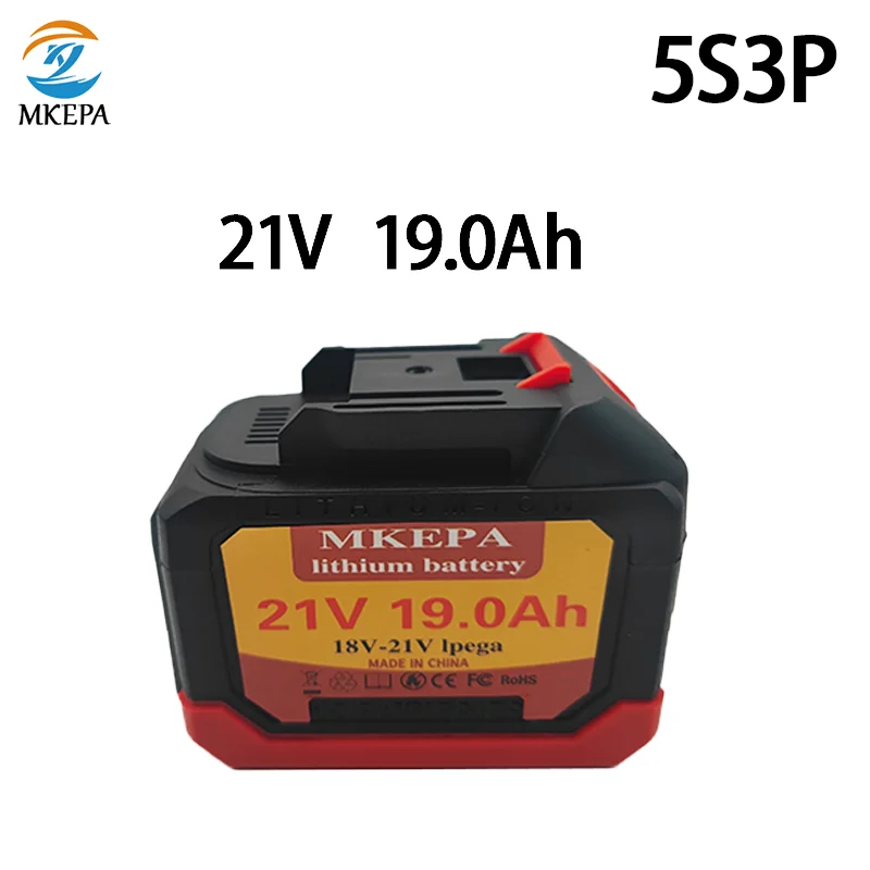 Drill Battery 21V 6000mAh 10000mAh 14000mAh Rechargeable Lithium