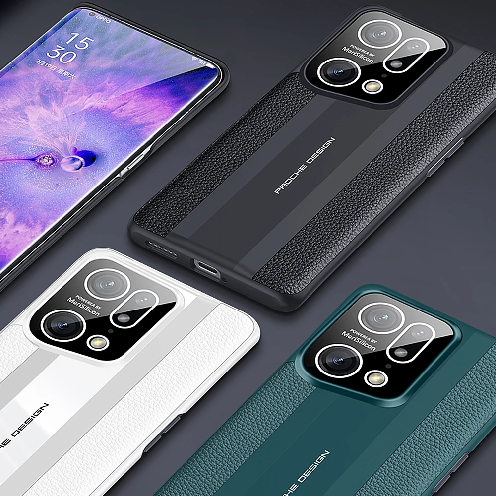 FindX5 Genuine Leather Phone Case for OPPO Find X5 Pro Luxury 100% Natural leather Protection Cover For Find X5 Capa