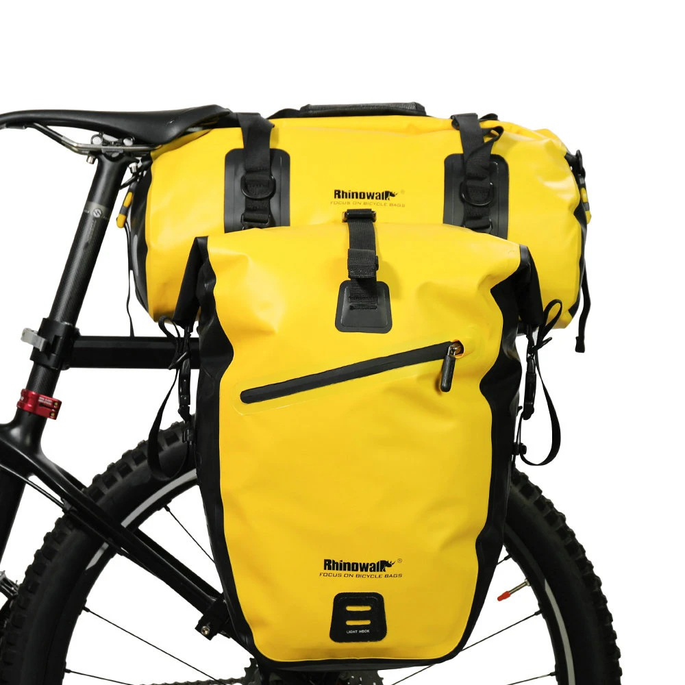 27l Waterproof Bike Luggage Bag Panniers Bicycle Waterproof