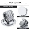 12 Pcs Metal Pen Spring Clip Holder Book Mark Stainless Steel Loop Organizer Iron Clamp Notebook Office accessories 5