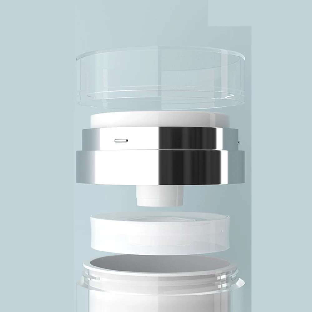 15/30/50ml 화장품 항아리 아크릴 크림 리필 캔 진공 병 프레스 스타일 병 Airless 화장품 용기 스킨 케어 도구