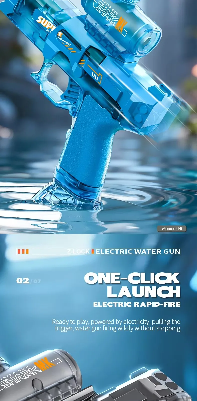 Elektrische Wasserpistole Mit Flammensimulation Und Sensor_voghion.com