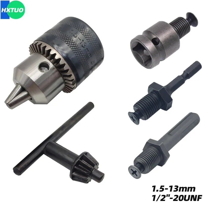 DrillChuck1513mm1220UNF3JawDrillChuckQuickChangeAdapter