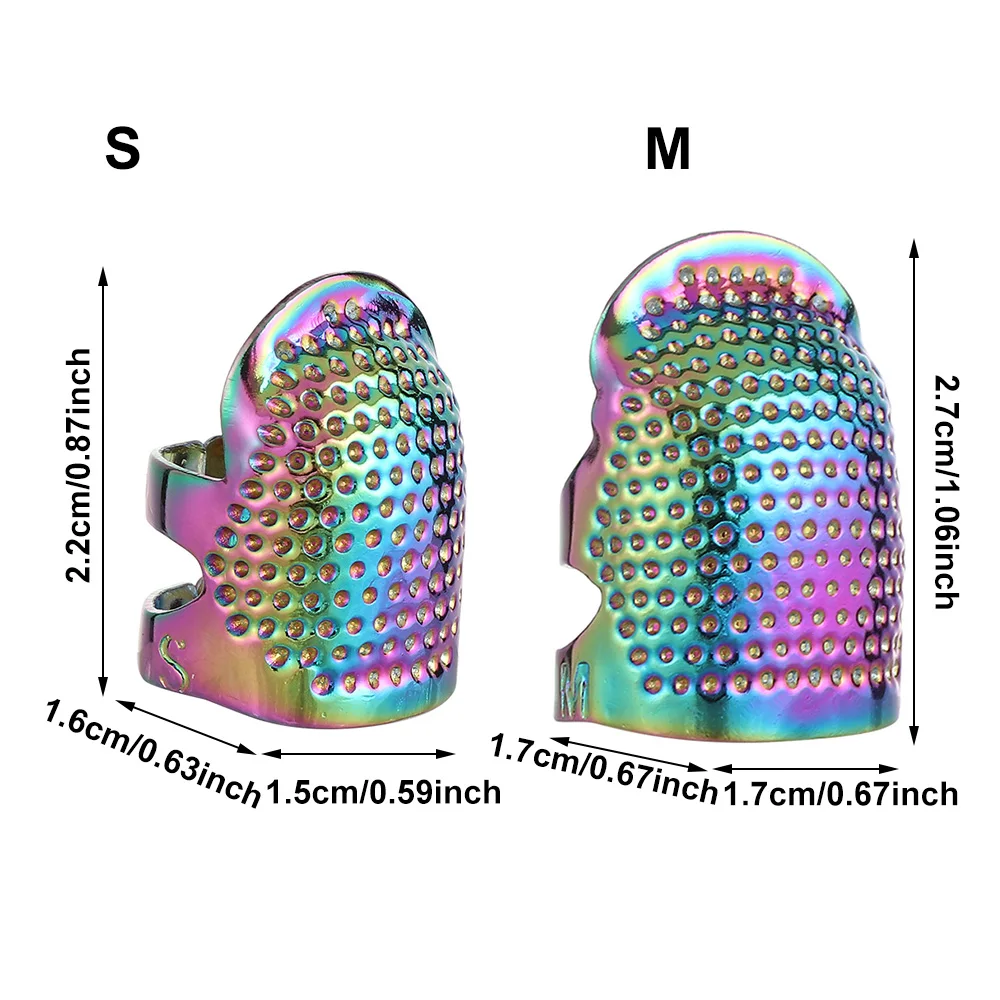 Description Picture 2 of itemVintage Metal Finger Protector Gold Needle Thimble Handworking Antique Ring DIY Crafts Home Sewing Accessories Stitching Tools