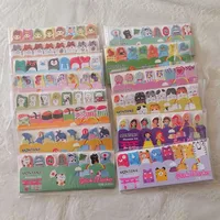 1Pc Kawaii Cartoon Animals Marker Memo Pad Stationery Bookmark Flags Index Tab Sticky Notes Label Paper Stickers 1