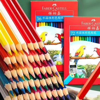 Faber Castell 48/60/72/100 Colori Matite Colorate Grasse Set Legno Matite Colorate Professionali Piombo Artista Pittura Disegno Schizzo 1