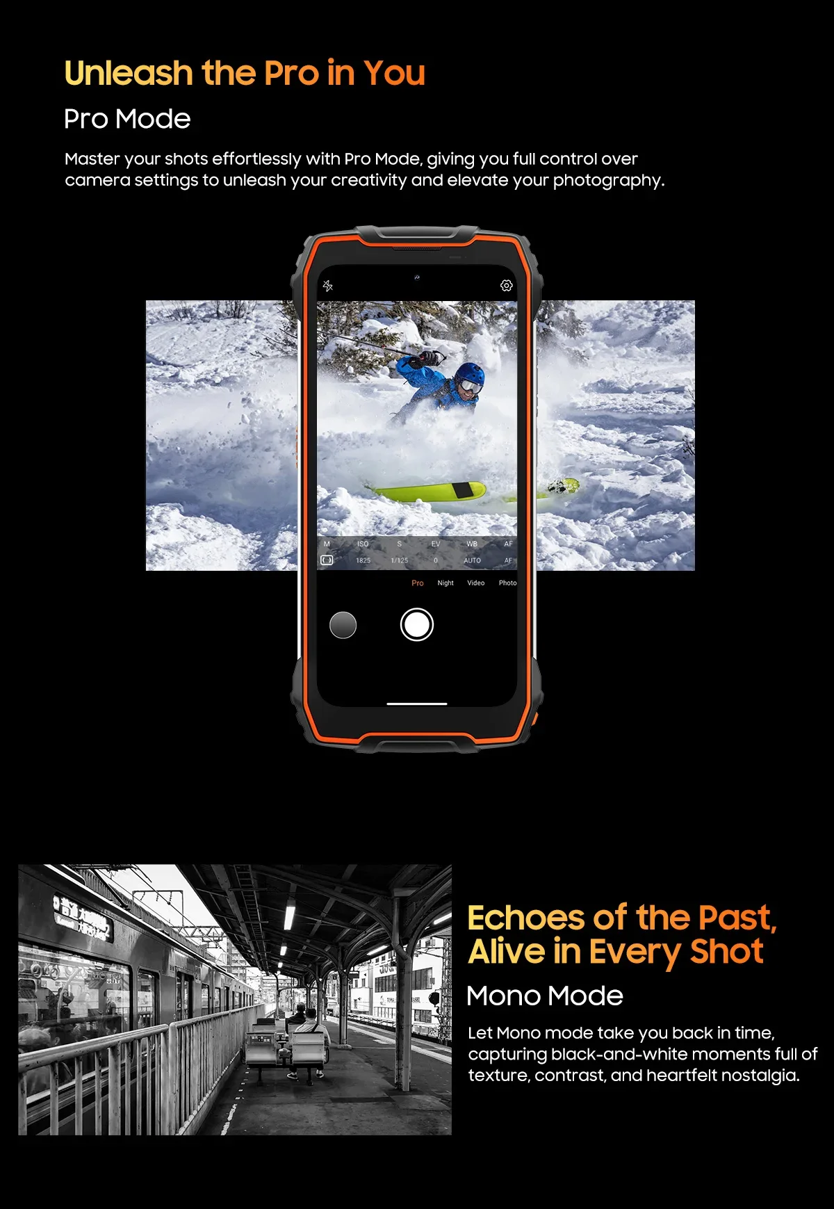 NEW Blackview OSCAL PILOT 1 Rugged Smartphone Android 14 6GB RAM 256GB ROM 15000mAh 50MP Camera Mobile Phone FM Fingerprint NFC