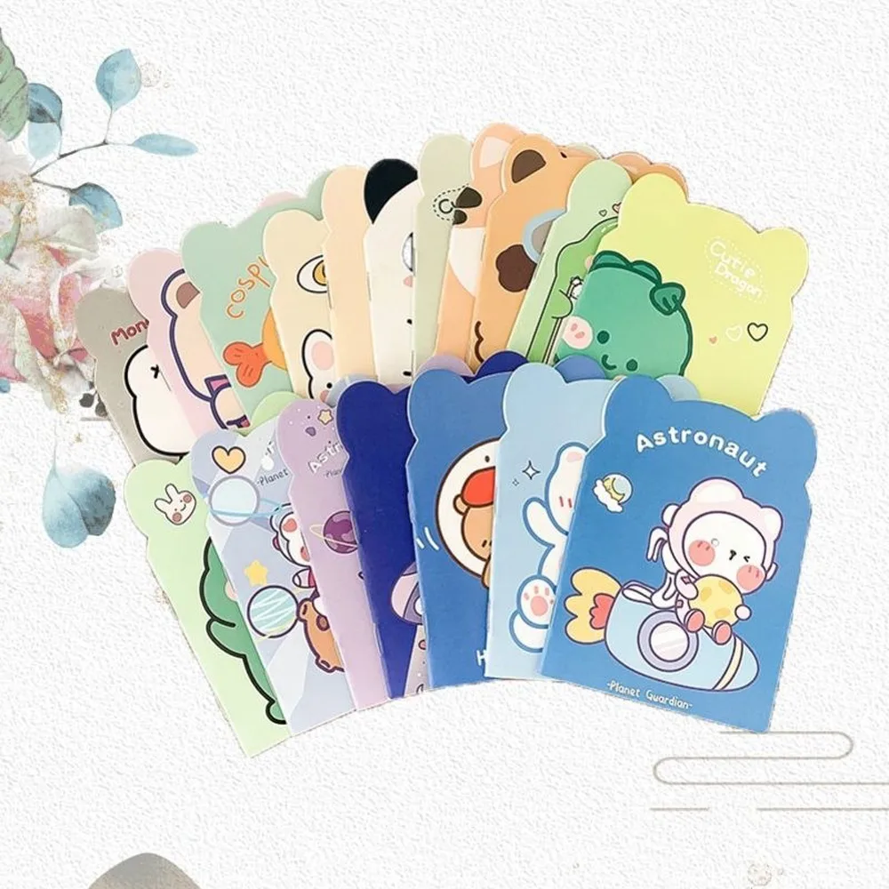 10 pz/pacco Notebook Portatili Kawaii Notebook Foderato Diario di Carta Mini Blocco Note Carino Piccolo Cartone Animato NoteBook Per Bambini - immagine 4
