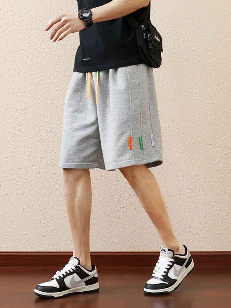 New Summer Men's Shorts Plus Size Cotton Casual Baggy Sports Shorts 2024 Male Breeches Oversize Pants Wide Short Sweatpants 8XL