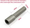 9/14PCS Hexagon Nut Driver Drill Bit Socket Screwdriver Wrench Set Drill Bit Adapter for Electric Screwdriver Handle Tool 5-13mm 5