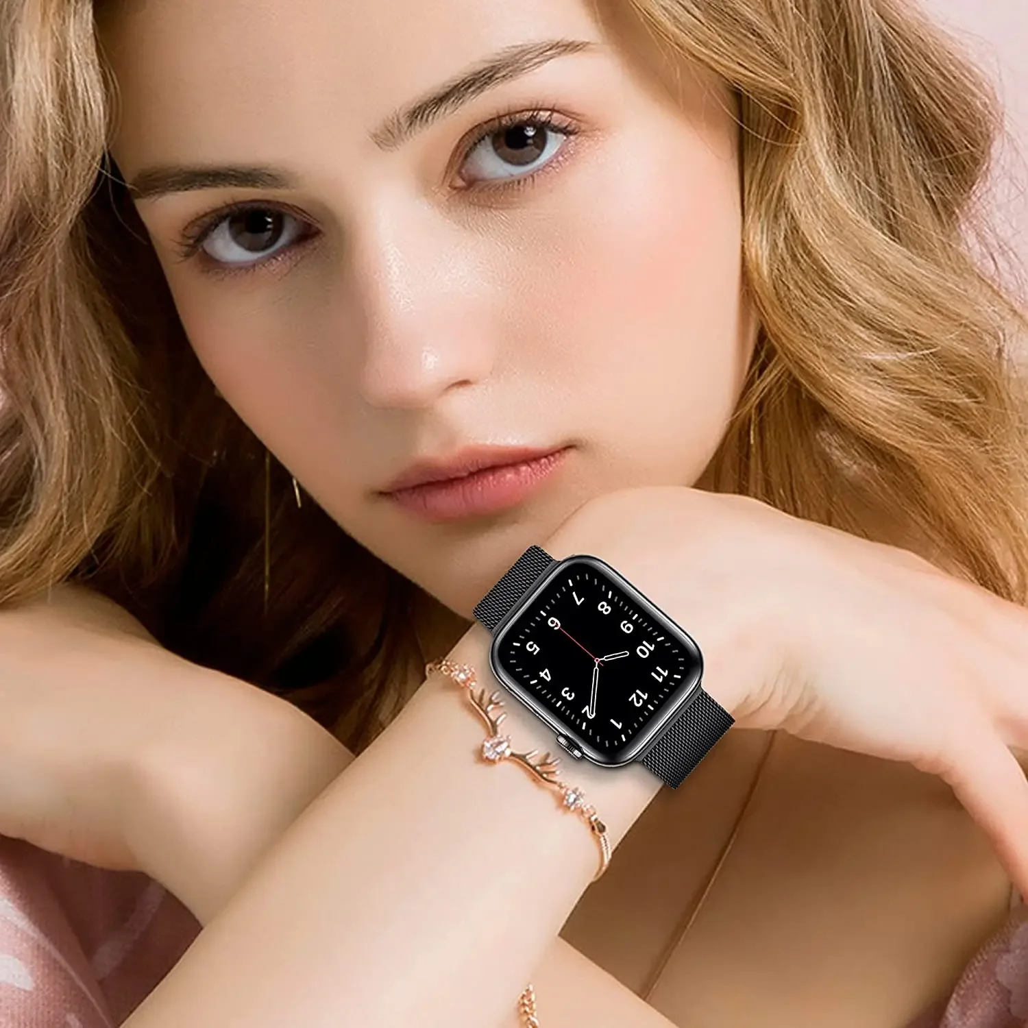Milanese Loop Metal Magnetic Breathable Bracelet