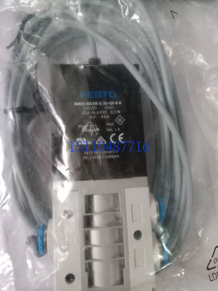 

Festo FESTO High-speed Solenoid Valve MHE4-MS1H-3/2G-QS-8-K 525193 In Stock