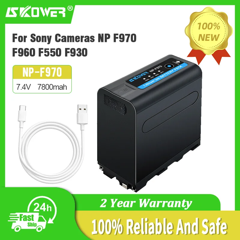 

NP F970 Battery 7800mAh For Sony Cameras Camcorder NP-F970 NP F960 F550 F930 F950 F770 F570 NP-F980 NP-F970 NP-F960 Battery