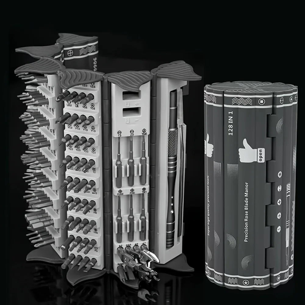 128 in 1 Precision Screwdriver Set Magnetic Phillips Torx Screw Driver Bits Portable Professional Electronic Repair Tool Set 5