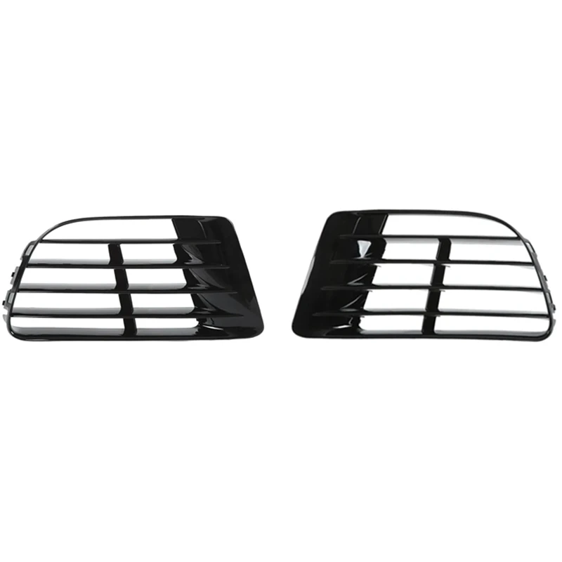 Front Fog Light Grille Lower Bumper Fog Lamp Grill Cover Trim For VW Golf MK6 R 2009-2013